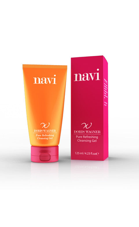 Doris Wagner Cosmetics, NAVI, cruelty free skincare, vegan cosmetics, reduced pores, skin care woman, skin care men