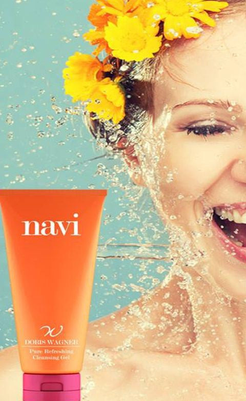 Doris Wagner Cosmetics, NAVI, cruelty free skincare, vegan cosmetics, reduced pores, skin care woman, skin care men